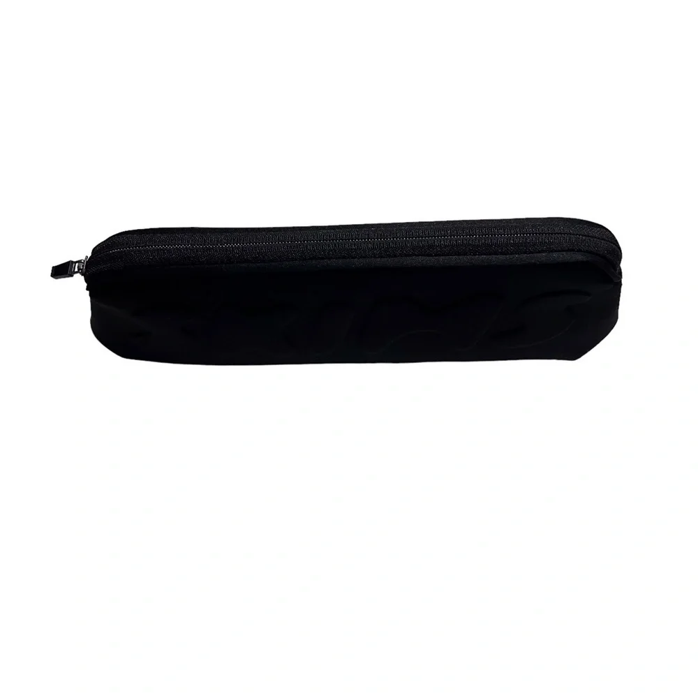Skims Neoprene Waterproof Zip Pouch Bag Black Travel Toiletry Make Up Toiletry